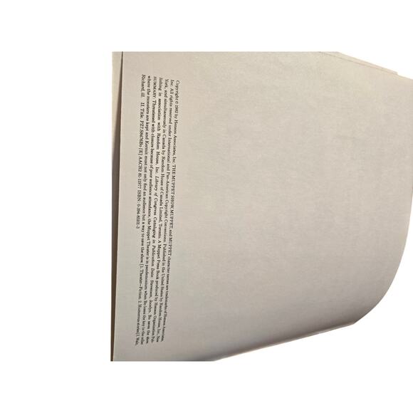 Bo Saves the Show Jim Henson's Muppets 1982 Vintage Muppet Press Book - Picture 6 of 7